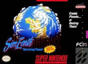 Sim Earth the Living Planet Super Nintendo Good Condition Cartridge - Picture 1 of 1