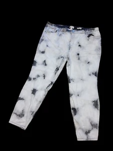 Logo Jeans Lori Goldstein Plus Sz 24w Gray & Black Cloud wash Skinny NWOT - Picture 1 of 8