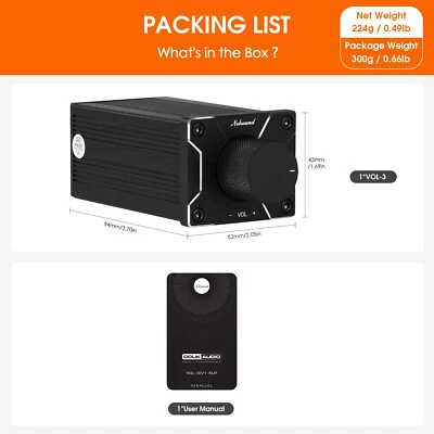 HiFi Passive Preamp Volume Attenuator RCA/XLR Stereo Audio Volume Controller - Image 1 of 4