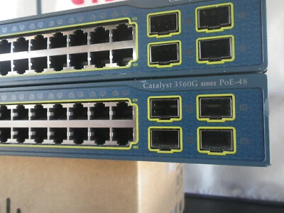 Cisco Catalyst WS-C3560G-48PS-S Gigabit Switch 3560G **1-Year Warranty!* - Image 1 of 3