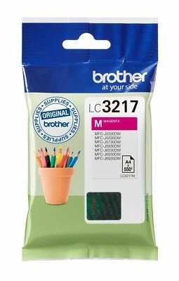 Brother LC3217 Magenta Genuine Ink Cartridge for MFC-J5730DW J6530DW - INDATE - Image 1 of 4