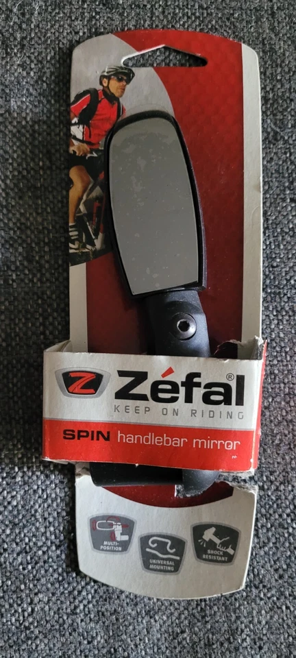 Zefal NUEVO Espejo de manillar de bicicleta giratorio izquierdo o derecho Montaje de bicicleta de montaña de carretera Foto 1 de 1