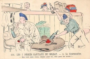 Fantaisie Militaire - Illustrateur - AR Jarry - Les 7 péchés capitaux du soldat - Imagen 1 de 2