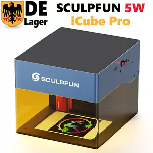 Sculpfun iCube Pro 5W Lasergravierer Graviermaschine Lasergravurmaschine N9C0 - Bild 1 von 12