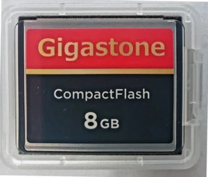 Gigastone CF 8 GB 8GB Compact Flash Memory Card for Canon EOS XT XTi 30D 40D 50D - Picture 1 of 1