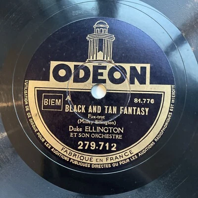78 RPM DUKE ELLINGTON - Black and tan fantasy - Ring dem bells ODEON 279712 - Photo 1/4