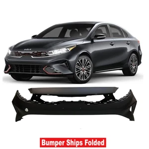 Free Pick Up⭐⭐⭐⭐⭐ Front Bumper Cover Fascia Unpainted For 2022 2023 Kia Forte GT - Picture 1 of 3