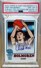 CHET HOLMGREN * PSA ROOKIE w/ 10 ON-CARD AUTO /34  2022 TOPPS #1A BLAKE JAMIESON