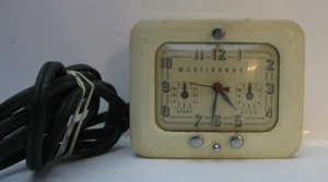 Vintage 40er Jahre Westinghouse TC-81 Uhr & Knöpfe funktionieren, in gutem Betriebszustand - Bild 1 von 9