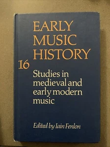 Early Music History: Volume 16: Studies in Medieval and Early Modern Music HC - Picture 1 of 4