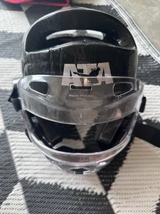 ATA Kampfsport Taekwondo Karate Helm Kopfbedeckung Erwachsene klein schwarz - Bild 1 von 7