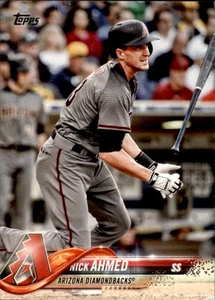 2018 Topps #337 Nick Ahmed Arizona Diamondbacks - Picture 1 of 2