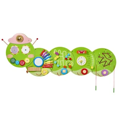 Uimoso aterpillar Activity Wall Busy Board Panel 12 Activities Sensory Wall Toy - Image 1 of 4
