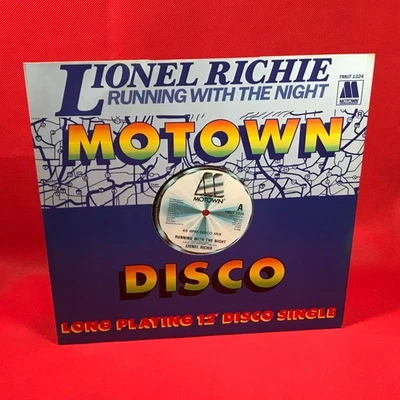 LIONEL RICHIE Running With The Night 1983 UK 12" vinyl single Disco Mix Motown - Image 1 of 2