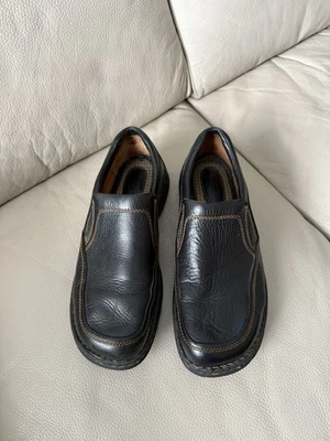 Born Slip On Loafers Shoes Mens Size 10.5 Black Leather Casual Comfort - Image 1 of 4