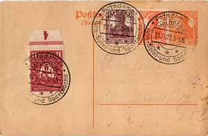 Germany 1922 Postal Stationery from Wildpark (2559) - Picture 1 of 2