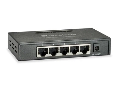 LevelOne GEU-0523 switch di rete Non gestito Gigabit Ethernet (10/100/1000) Nero - Immagine 1 di 3