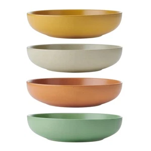 Kitchencraft Idilica Stoneware Pasta Bowls Set Of 4 21cm - Picture 1 of 12