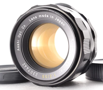 Near Mint Pentax Super Takumar 55mm f/2 Standard M42 MF Lens Japan #912 - Image 1 of 4