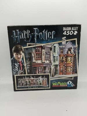 Harry Potter Hogwarts Diagon Alley Wrebbit 3D Jigsaw Puzzle 450 Pieces NIB - Image 1 of 4