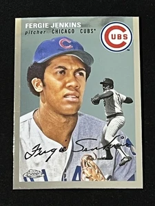 2023 Topps Chrome Platinum Anniversary #452 Fergie Jenkins Chicago Cubs - Picture 1 of 2