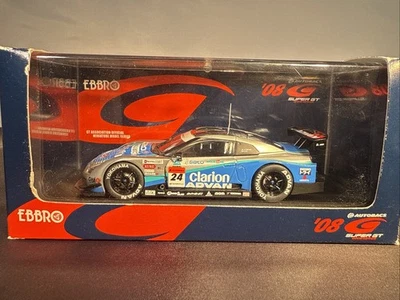 1:43 EBBRO Super GT 500 Woodone Advan Clarion GTR 44046 * - Image 1 of 4
