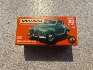 Matchbox Power Grabs 1941 Plymouth coupe 8/100 MIB - Picture 1 of 1