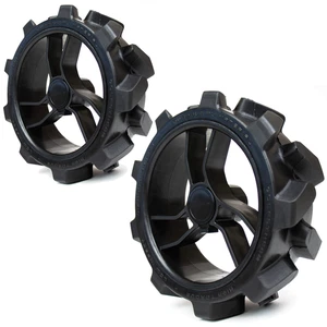 GOLFSTREAM POWAKADDY GOLF TROLLEY WINTER WHEELS X 2 - FIT ALL POWAKADDY TROLLEYS - Picture 1 of 4