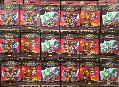 WORLD OF WARCRAFT Miniatures Game: Spoils of War Booster Pack 2009 LOTE DE 15 Foto 1 de 2