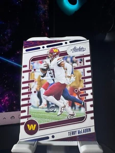 2024 Panini Absolute Blue Foil Parallel - Terry McLaurin Commanders - Picture 1 of 2