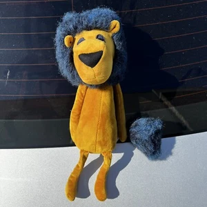 Jellycat Lancelot Löwe Swellegant Plüschtier blaue Haare goldbraun 13 Zoll Stofftier - Bild 1 von 7