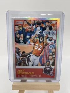 Panini Score 2019 fútbol americano #18 Jeff Heuerman plata/30 broncos - Imagen 1 de 4