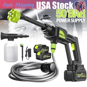 3800 PSI 300W Portable Cordless Electric High Pressure Washer Car Cleaning Tool - Bild 1 von 12