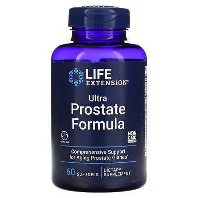 Life Extension Ultra Natural Prostate 60 geles Pygeum/Beta Sitosterol/Fosfol Foto 1 de 2