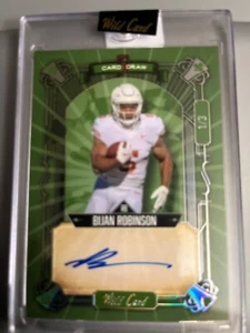 Bijan Robinson wildcard, 5 card draw l/3 . Card 5CDC-5 Falcons RB - Picture 1 of 2