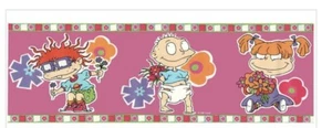 New Nickelodeon Rugrats Decorative Wall Border Self Stick Removable 15' x 6.83" - Picture 1 of 9