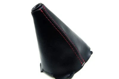 Manual Shift Boot Leather Synthetic for Honda Civic Si 06-11 Red Stitch - Image 1 of 4