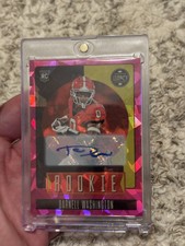 Darnell Washington AUTO Pink-ice # 09/10 No174 Panini Football Trading Card