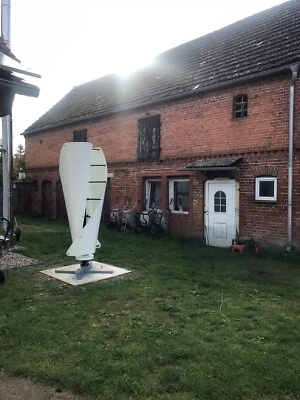 3000W 220V Vertikal Windkraftanlage Windrad Spiral Windgenerator Komplett-set - Bild 1 von 4