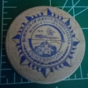 Madera Níquel 1970 Borough Of Jermyn Pennsylvania Centenario - Imagen 1 de 2