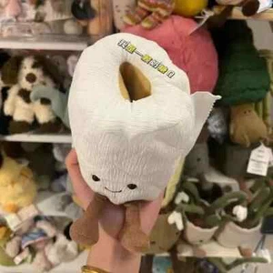 New Jelly cat plush cute toilet paper doll roll paper creative fun and cute doll - Picture 1 of 24