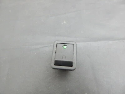 DREEFS 2WIXII/M3725 RECTANGULAR ROCKER SWITCH 16A 250V BLACK WITH LAMP