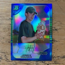 2005 Bowman Chrome Blue Refractors #152 James Houser /150