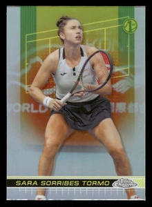 2024 Topps Cromo Tenis Sara Sorribes Tormo Refractor #107 - Imagen 1 de 2