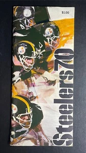 1970 Pittsburgh Steelers Medienführer Football Terry Bradshaw Mel Blount Rookies - Bild 1 von 1