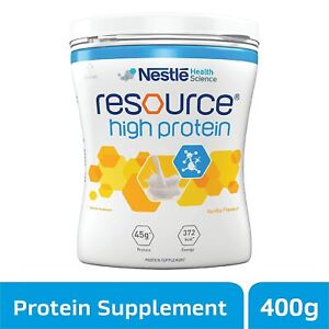 Nestle Resource High Protein - 400 g Pet Glas Pack (Vanille) Kostenloser Versand weltweit