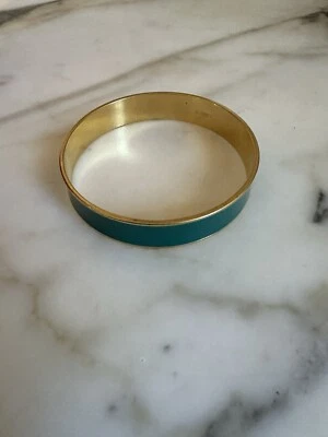 Monet Porcelain Bracelet 2.5” Green Porcelain Gold Color - Image 1 of 4