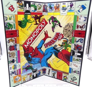2012 Monopoly Spider-Man Collectors Edition Board Game Board Part Only - Picture 1 of 3