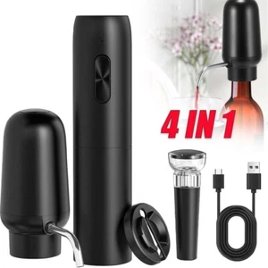 4 in 1 Elektrischer Korkenzieher Elektro Weinöffner Automatik Weinflaschenöffner - Bild 1 von 15