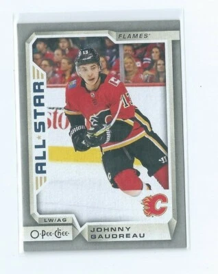 Johnny Gaudreau All-Star Silver Parallel 2018-19 O-Pee-Chee Hockey NHL Card #12 - Image 1 of 2